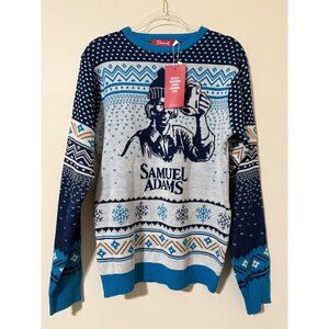 Samuel Adams NWT Mens Ugly Christmas Sweater Beer Lager Small